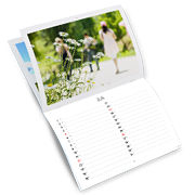 Kalender mit Heftbindung